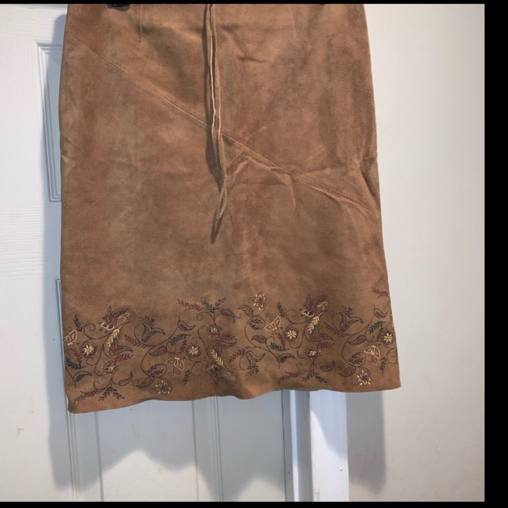 Express Genuine Leather Skirt - Picture 2 of 3